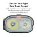 DIY 120db Bicycle Headlight with Horn with Warning Sound Riding Safety Electric Bicycle Horn Loud Bike Bell for Kids Scooters Bikes. 