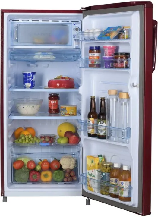 Haier%20185L%202%20Star%20Direct%20Cool%20Single%20Door%20Refrigerator(HRD-2052BRB,%20Red%20Steel)%20-%20Image%202