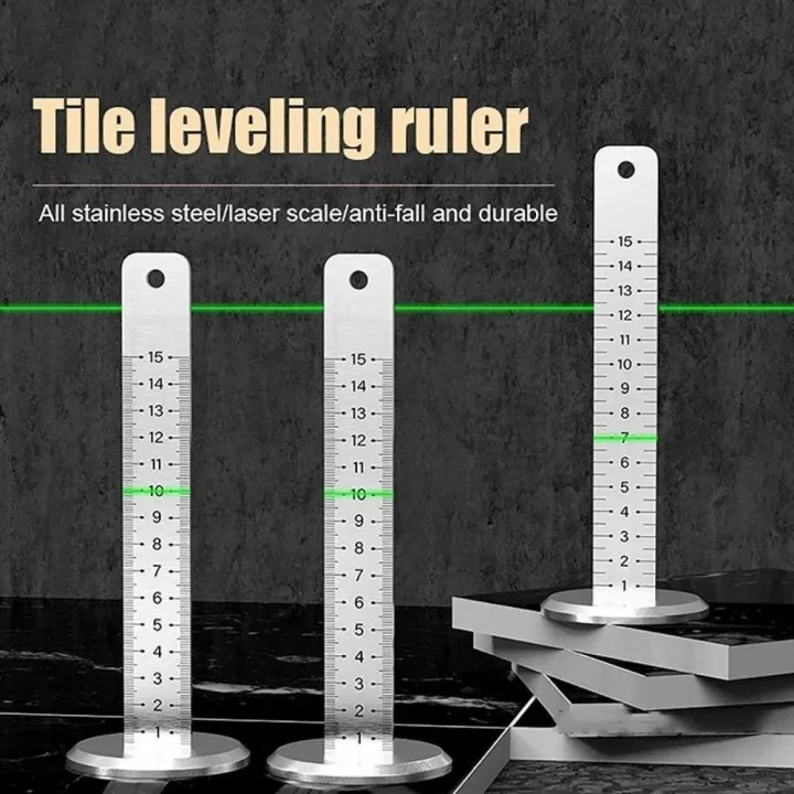 New Stainless Steel Tile Leveler Anti-Slip Accurate Ceiling and Floor ...