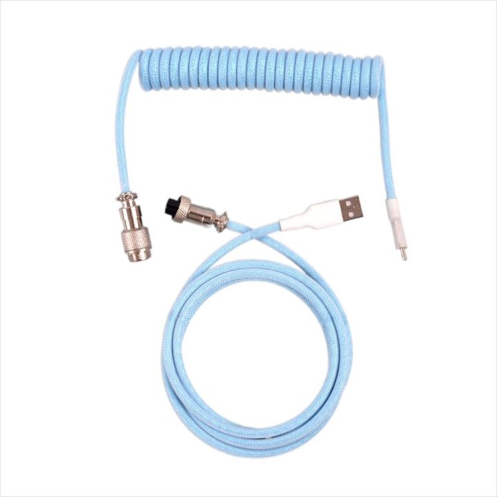 Computer%20Keyboard%20Accessories%203%20Meter%20Port%20Braided%20Thread%20Mechanical%20Keyboard%20Cable%20Type%20C%20Cable%20Mechanical%20Keyboard%20Wire%20Keyboard%20Coiled%20Cable%20-%20Image%206