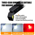 SptrryMagnetic Work Light Rechargeable COB Flashlight Suitable for Night Work Emergency Lamp Night Light Small Car Lamp. 