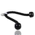SptrryBiceps Rope Pull-Down Training Triceps Tension Rope Gym Fitness Equipment Accessories 90CM Double End Rope. 