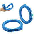 2 PCS Blue Front Tire Kit With Super Hump 2X 4X Pressure Wheels Blue Rubber For Phoenix For Pool Cleaner. 