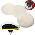 Fashion 3/4/5/6/7 Inch Faux Wool Buffing Pads Polishing Wheel Paint Waxing Disc Polishing Pad Reusable Car Washing Buffing Clean Pad. 