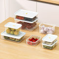 Refrigerator Sealed Fresh-Keeping Box Fruit Meat Freezing Storage Cans Kitchen Plastic Food Organizer Case Container Lunch Box Qingyue. 