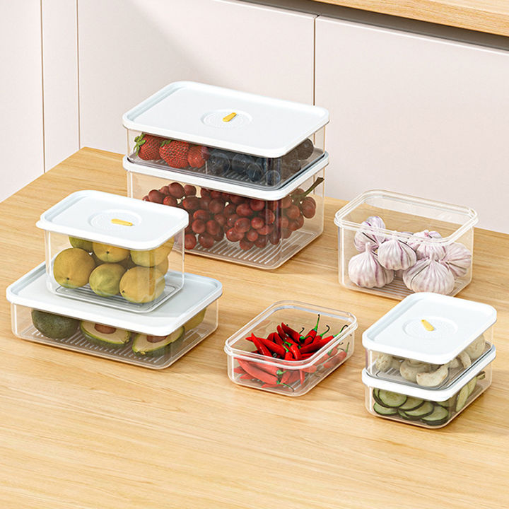 Refrigerator%20Sealed%20Fresh-Keeping%20Box%20Fruit%20Meat%20Freezing%20Storage%20Cans%20Kitchen%20Plastic%20Food%20Organizer%20Case%20Container%20Lunch%20Box%20Qingyue%20-%20Image%203
