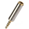 4 Pieces 2.5mm Male to 3.5mm Female Audio Headphone Jack Adapter Converter. 