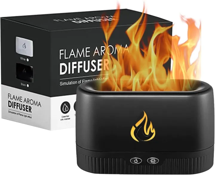 Mist Diffusers Fire Fire Flame Aroma Diffuser USB Mist Humidifier Aromatherapy Machine LA ...