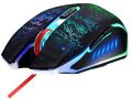 T9 USB Wired Gaming Mouse 2400DPI 6 Buttons LED Optical Computer Mouse. 
