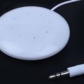 New 3.5mm Portable Mini Speaker Pad for MP3 MP4 CD Phone White. 