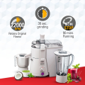 Sujata Powermatic Plus, Juicer Mixer Grinder with Chutney Jar, 900 Watts, (White). 