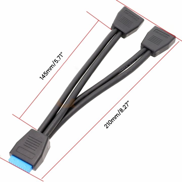 USB%203.0%20Header%20Extension%20Cable,%2019/20%20Pin%201%20to%202%20Y%20Splitter%20Internal%20Extension%20Adapter%20DIY%20Drop%20Shipping%20-%20Image%204