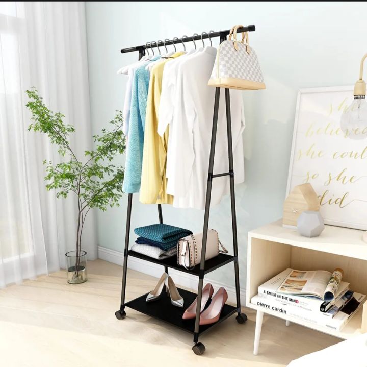 Lightweight%20Triangle%20Simple%20Clothes%20Hanger%20Stand%20Storage%20Rack%20Coat%20Rack%20With%20Wheels%20(Requires%20self%20Assembly)%20-%20Image%204