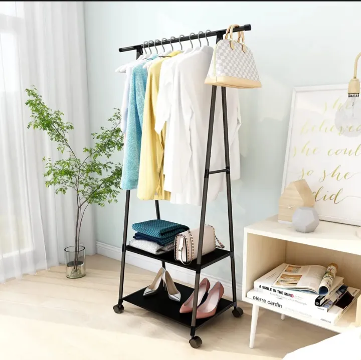 Lightweight%20Triangle%20Simple%20Clothes%20Hanger%20Stand%20Storage%20Rack%20Coat%20Rack%20With%20Wheels%20(Requires%20self%20Assembly)%20-%20Image%204