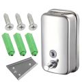 Wall Mounted Stainless Steel Manual Soap Dispenser Washroom Kitchen Bathroom Shower Dispenser 800ML. 