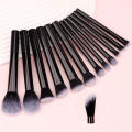 Beauty part 2, brush including makeup parts 12 professional brush set, powder, blush, concealer brush 1 makeup puff sponge mixture. 