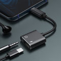 2 in 1 Type C Headphone Audio Splitter Adapter USB C To 3.5mm Charging Converter For Xiaomi 8 9 Huawei Samsung MAOQIAN. 
