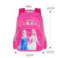 Disney Girl School Bag Children  Princess School Bag Waterproof Teenager Student Backpack for upto 6 Class by TSN. 