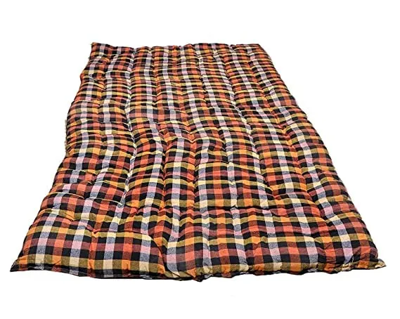 Cotton%20Double%20Bed,%20Foldable,%20Light%20Weight%20Mattress%20Soft%20Medium%20Gadda%20(Multicolour,%202%20Sleeping%20Capacity,%204%20x%206%20ft%20or%2072%20x%2048%20Inch)(Pack%20of%201)%20-%20Image%203