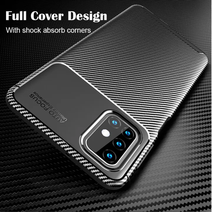 Lenuo%20for%20Samsung%20Galaxy%20M31s%20Case%20Silicone%20Matte%20Carbon%20Fiber%20Back%20Cover%20-%20Image%205