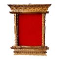 Wooden Hand-Carved Photo Frame 12X10inch for 6X8inch size Photo(Home/Office Decor and for Award and Certificate) Aakhi Jhyal. 