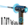 Compressed Air Blower with HD Display, Rechargeable and Portable Cleaning Kit for Laptop, Home and Office. 