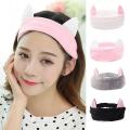 Cat Ear Elastic Headband. 