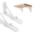 10 Inch Foldable Shelf Bracket and 3 Ft Laminated Shelf. 