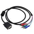 Digiflex 1.5M Vga To 3 Rca Component Cable For Pc Laptop Hd Tv. 