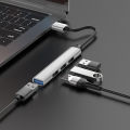 Hoco Hb26 4 In 1 Adapter(Type-C To Usb3.0+Usb2.0*3). 