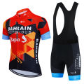 Bahrain Victorious Team 2023 Summer Men Anti-UV Cycling Jersey Set Breathable Racing Sport Bicycle Jersey MTB Cycling Clothing. 
