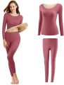 Warm Seamless Full Sleeved Winter Thermal Set For Women. 
