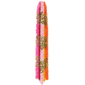Soft Fabric 3.5 Feet Long Decorative Flower Garland with Dual-Side Hooks | Washable, Multi-Colored Decoration. 