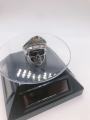 Sale】New Titanium Steel Ring Undead Skull Finger Retro Trendy Men's Stainless Steel Hat Double Eagle Officer Ring. 