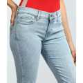 LEVI'S Super Skinny Mid Rise Light Blue Jeans For Women 21325-0120. 