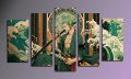 5-Piece Canvas Wall Art Set –One Piece Roronoa Zoro Print. 