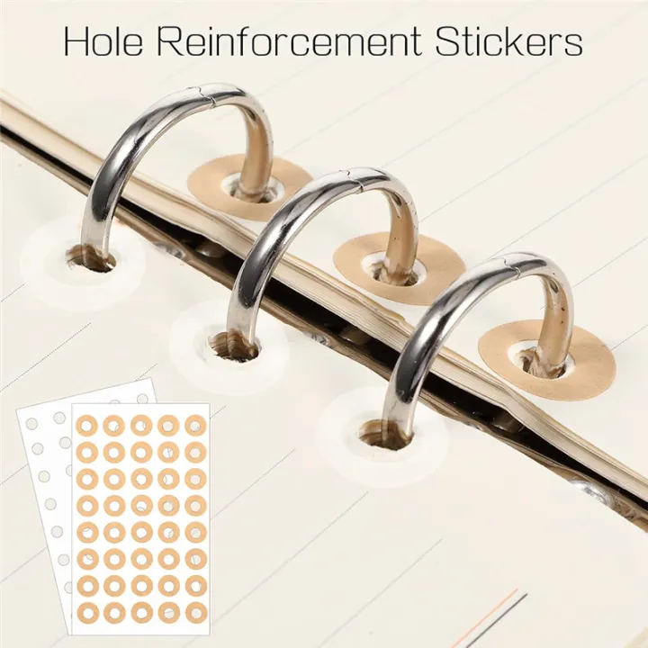 800%20Pcs%20Paper%20Hole%20Reinforcement,%201/4%20Inch%20(Kraft%20and%20Transparent)%20-%20Image%204