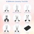 8Pcs Jewelry Making Pliers Tools Set for Jewelry Making Supplies. 