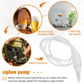 2 Meter Syphon Tube Hand Fuel Pump Gasoline Siphon Hose Gas Oil Water Fuel Transfer Siphon Pump for Water Gasoline Liquid Home Brew Wine Beer Hose Pipe. 