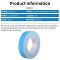 10Meters/Roll New Blue Film White Double Sided Tape Strong Self Adhesive Multifunctional PE Foam Tape 10/15/20/30mm Width Sponge Strip Fixed Pasted Tapes. 