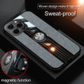 Lenuo For iPhone 13 Pro Max Case Luxury Bracket Ring Phone Case Soft TPU Leather Back Cover. 