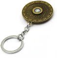 Game Of Thrones Got Targaryen Fire And Blood Three-Headed Dragon Metal Keychain Revolving  Rotating Keyring. 