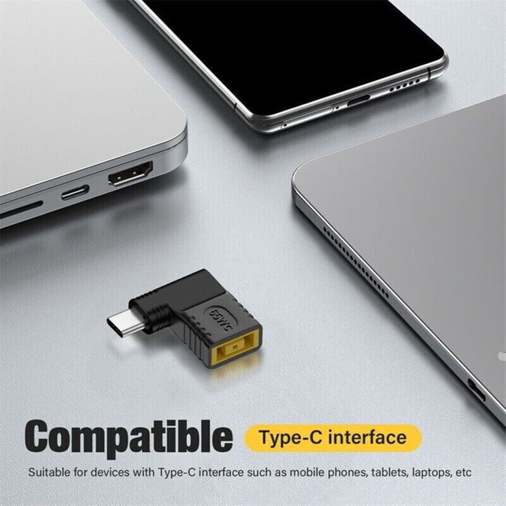 65W%20Slim%20Square%20Tip%20Charger%20To%20Type%20C%20Power%20Adapter%20Converter%2090%20Degree%20For%20Lenovo%20Accessory%20USB%20Type%20C%20PD%20Fast%20Charging%20Adapter%20-%20Image%206