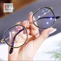 New Korean Retro Style Metal Golden Black Round Eye Glasses for Men/Women. Best Glasses for Girls/Boys. Top Trending Best Eyewear Glasses.. 