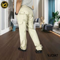 VIRJEANS (VJC847) Cargo Box Trouser For Men- Light Cream. 