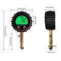 NAMUNY Upgrade Digital Tire Pressure Gauge Air Chuck and Compressor Accessories LCD Display Heavy Duty LED Spotlight 255PSI. 