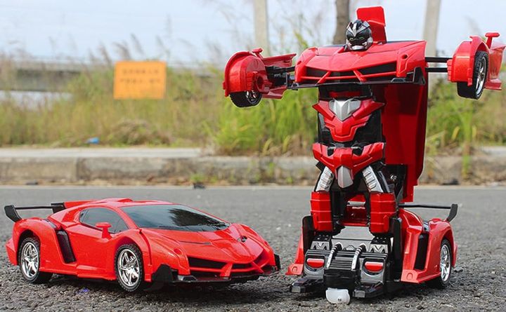 Transforming%20Car%20Robot%20-%20Remote%20Control%20Supercar%20Toy%20with%20Deformation%20and%20Drifting,%201:18%20Scale%20-%20Image%202