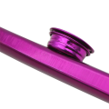 Kazoo Aluminum Alloy Metal with 25 Pcs Gifts Flute Diaphragm for Children Music-Lovers-Purple. 