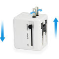 Super Quality Universal Travel Adapter with Dual USB Ports - Worldwide Plug Charger for Phone, Laptop & Devices, 6A Fuse, Safety Shutters, Patented Design, Works in 150+ Countries (US/EU/UK/AU). 