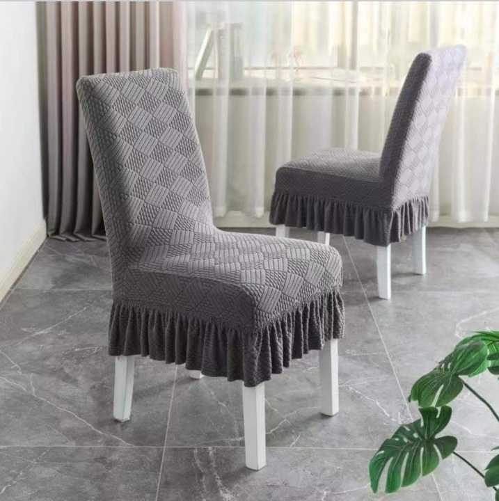 Set%20Of%204%20And%206%20Pieces%20Stretchable%20Dining%20Chair%20Cover%20With%20Skirt%20-%20Image%206